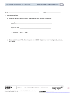 Mid-Module Assessment