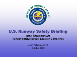 ICAO NAM/CAR/SAM Runway Safety/Incursion Conference