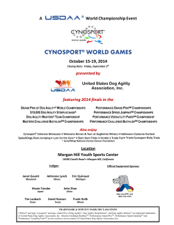 cynosport&reg; world games