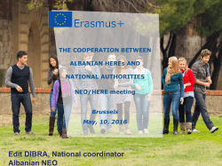 The cooperation between - Higher Education Reform Experts