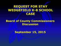 2015-09-15 Discussion Rezoning Decision Approving Wedgefield K