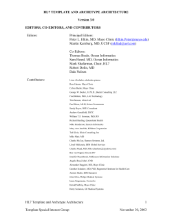 The standards in this document provide an integrated group