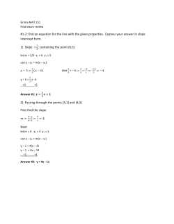 final exam review solutions