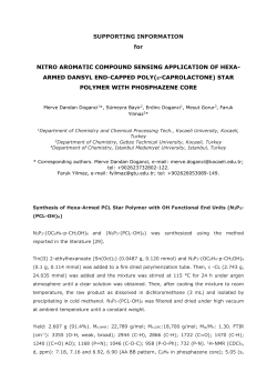 SUPPORTING INFORMATION for NITRO AROMATIC