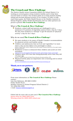 The Crunch and Move Challenge