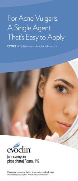 For Acne Vulgaris, A Single Agent That`s Easy to Apply