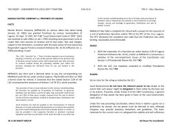 TAX DIGEST &ndash; ASSIGNMENT # 9 LOCAL GOV`T TAXATION A.M.+
