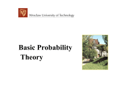 Basic Probability Theory