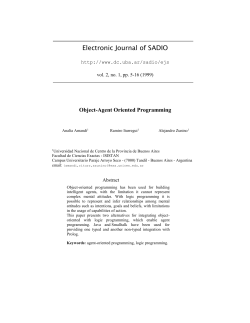 object-agent oriented programming