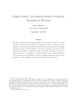 An Empirical Study of Coalition Formation in Elections