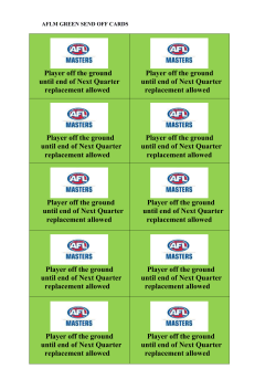 Green Card - Victorian Country MAF