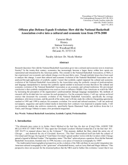 Offense plus Defense Equals Evolution: How did the National