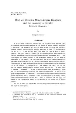 Real and Complex Monge-Ampere Equations and the Geometry of