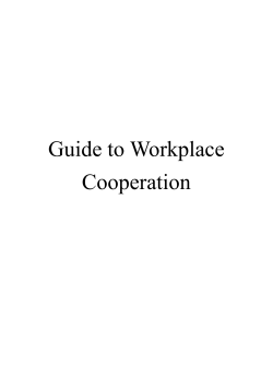 Guide to Workplace Cooperation