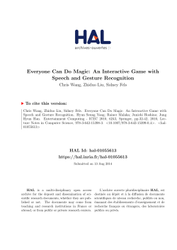 Everyone Can Do Magic: An Interactive Game with Speech