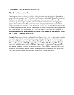 Continuation of Use Case Diagram (3 April 2013)