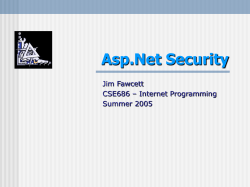 Asp.Net Security
