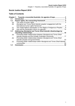 1 - Australian Human Rights Commission