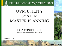 2006 Presentation On Utility Master Planning To IDEA