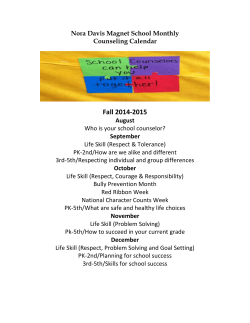 monthly_calendar - Nora Davis Magnet School