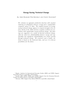 Energy-Saving Technical Change