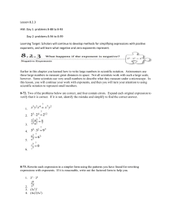 8-72. Two of the problems below are correct, and