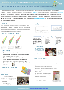 Improving the gifting of the play@home toddler book to parents and