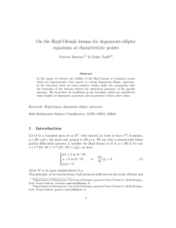 On the Hopf-Oleinik lemma for degenerate