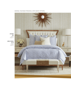 making your bed personal with many options.