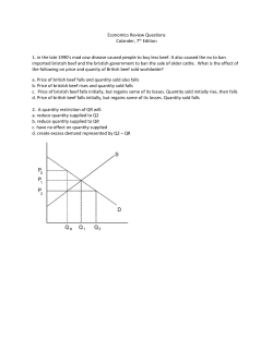 Economics Review Questions Colander, 7th Edition 1. in the late