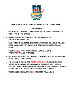 nfl season at the montecito clubhouse