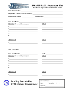TEAM NAME - Student Organizations