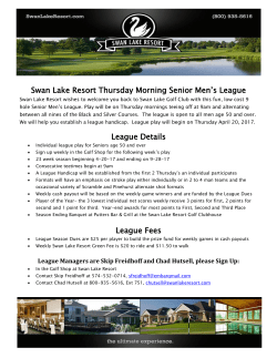 Thursday Senior League Flier