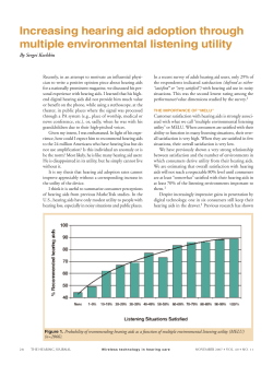 Increasing hearing aid adoption through multiple