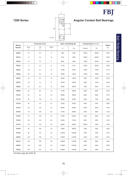 Ball / Roller Bearing Angular Contact Ball Bearings