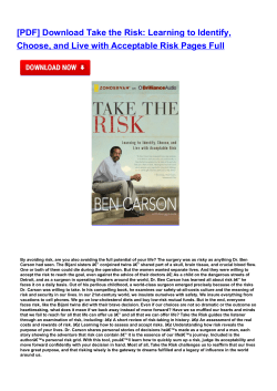 Take the Risk: Learning to Identify, Choose, and