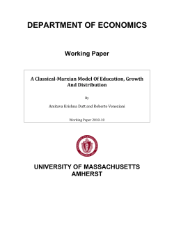 department of economics