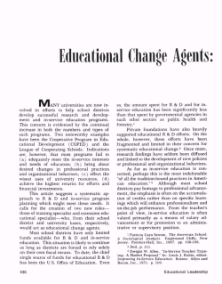 Educational Change Agents