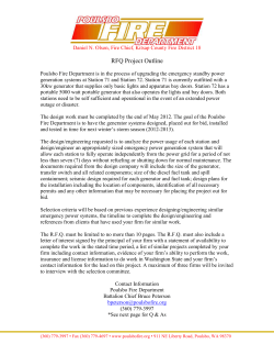 Daniel N. Olson, Fire Chief, Kitsap County Fire District 18 RFQ