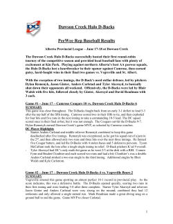 Dawson Creek D-Backs (formerly DC Rep Merchants)