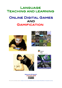 Language Teaching and learning Online Digital Games and