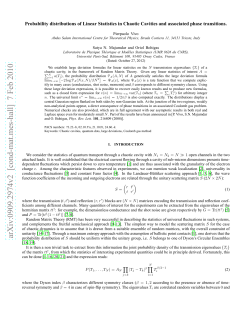 Probability distributions of linear statistics in chaotic cavities