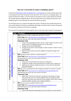 How can I use Scratch to create a multiplayer game? Creating a