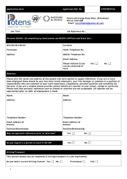 Application Form