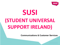 SUSI Presentation 2017-18