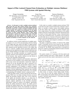 Impact of Pilot Assisted Channel State Estimation on Multiple