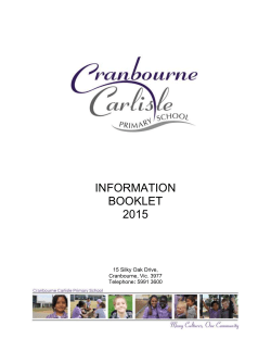 Cranbourne * Carlisle Primary School