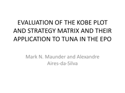 evaluation of the kobe plot and strategy matrix and their