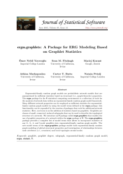 ergm.graphlets: A Package for ERG Modeling Based on Graphlet