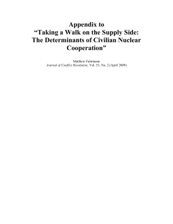 The nuclear-related resources of the supplier and recipient states